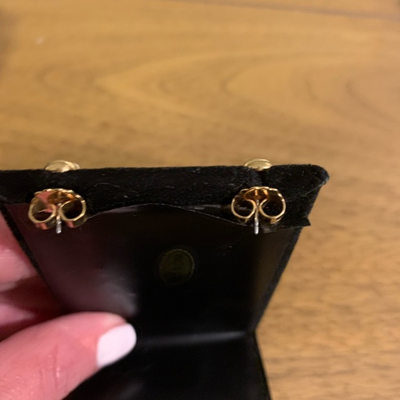 Doorknocker Pierced Earrings with surgical steel posts, white, New In Box - Picture 11 of 12